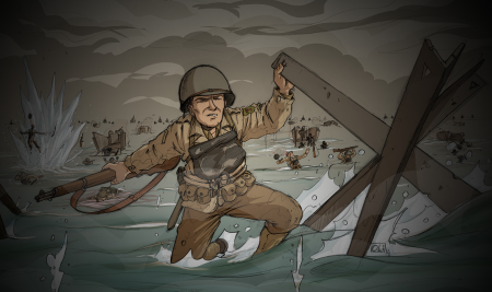 День д 1944 рисунок