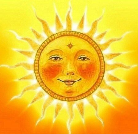 Солнце в Славянском стиле