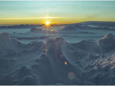 Полярная ночь солнце