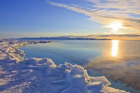 Лето в Арктике Полярный день