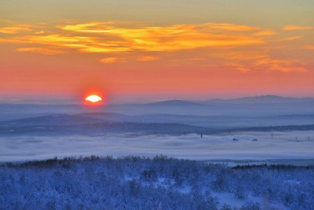 Рассветы Полярная ночь Мурманск