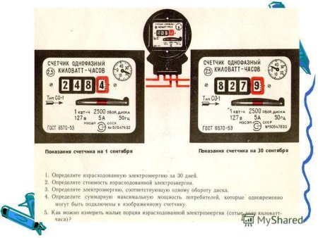 Как подсчитать электроэнергию со счетчиков