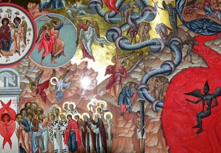 Икона мытарства грешников страшный суд