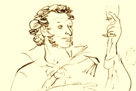 Пушкин вино