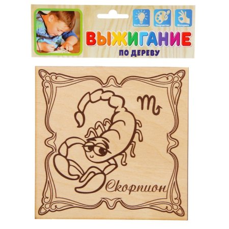 Корзинка с цветами для выжигания