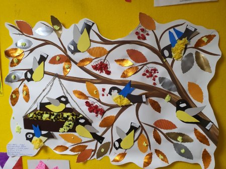 Синичкин день в детском саду поделки