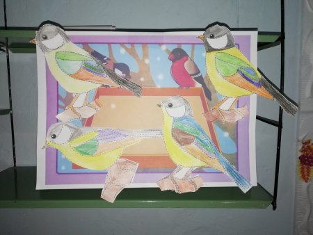 Синичкин день в детском саду рисунок