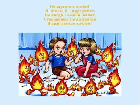Иллюстрации будьте осторожны с огнем