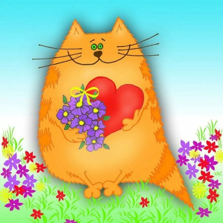 Рисунки котов Натальи Илларионовой