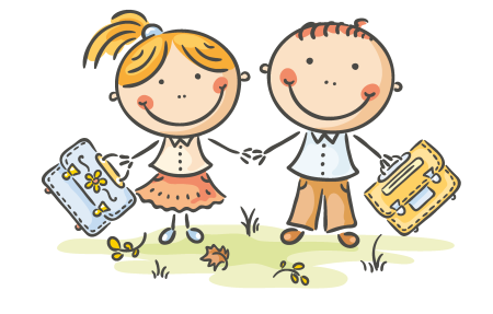 Веселые школьники рисунок