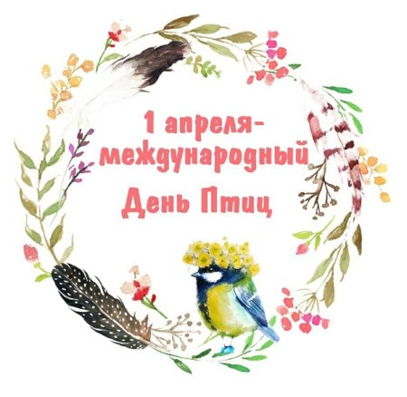 1 Апреля Международный день птиц