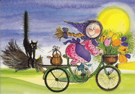 Утречка доброго с велосипедом