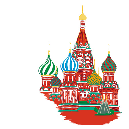 Василий Блаженный собор вектор