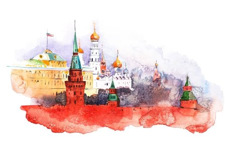 Кремль рисунок