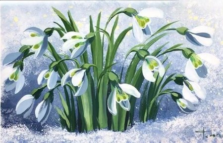 Подснежник для детей