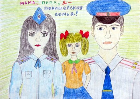 Конкурс рисунков ко МВД