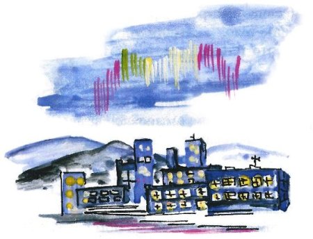 Знак Воркута 67 параллель