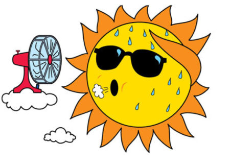 Солнце жарко