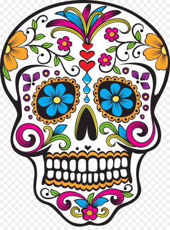 Мексиканская Calaver сахарный череп