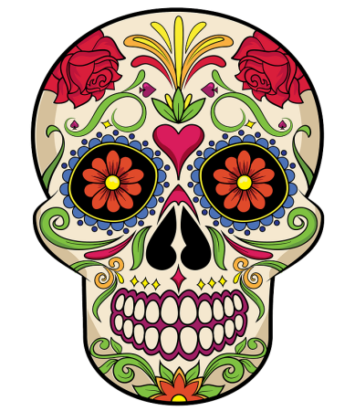 Калавера черепа вектор