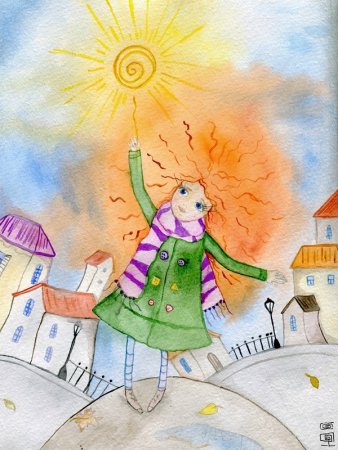 Хорошие люди похожи на тёплое солнце