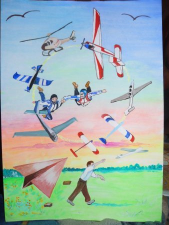 Авиация рисунок