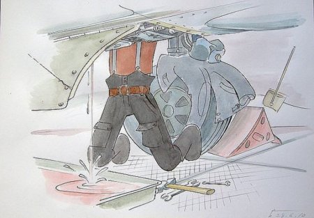 Карикатуры про авиацию