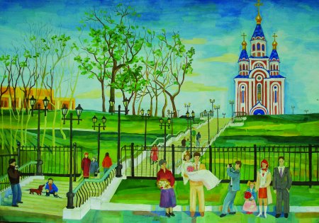 Хабаровск иллюстрация