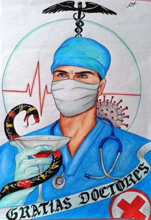 Рисунок ко Дню медика