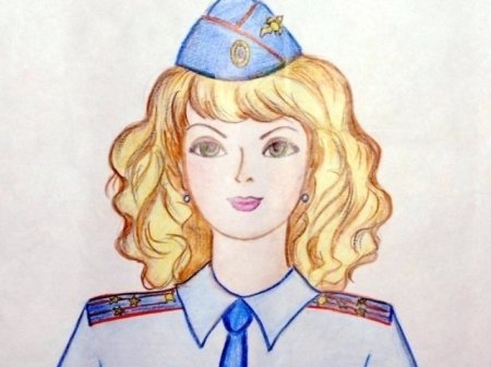 Моя мама полицейский рисунки