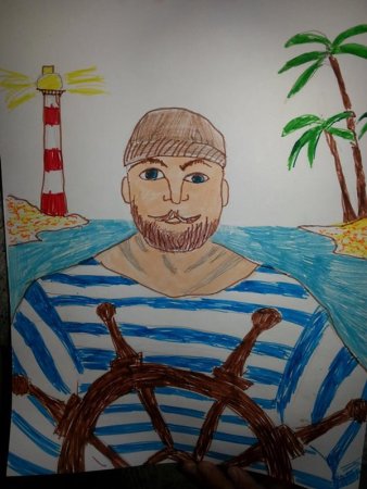 Рисование моряк старшая группа