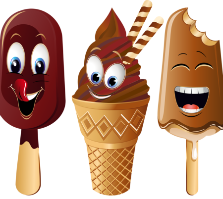 Мороженое мультяшное