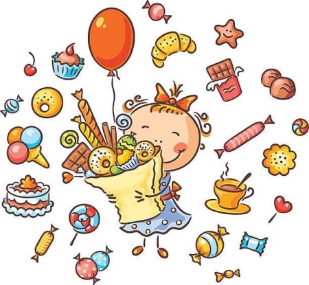 Сладости иллюстрации для детей