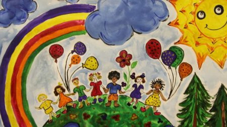 День защиты детей рисунки