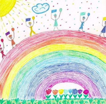 Детский рисунок ко Дню защиты детей