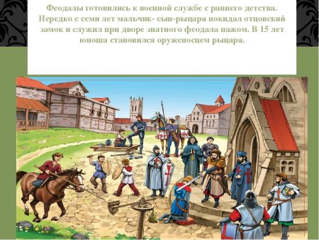 Жизнь рыцаря в средневековом замке