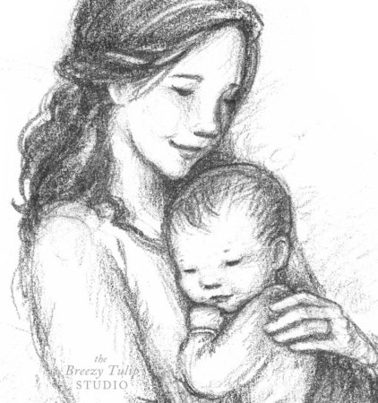 Рисунок мамы