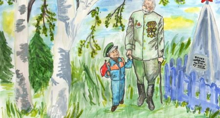 Рисунок на 9 мая