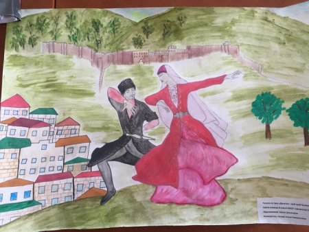 Рисунки детей к 100 летию Адыгея