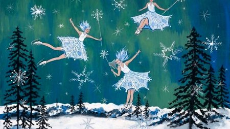 Хоровод снежинок