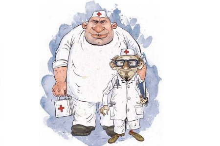 Врач карикатура
