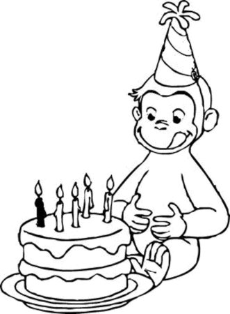 Раскраска с днём рождения 10 лет