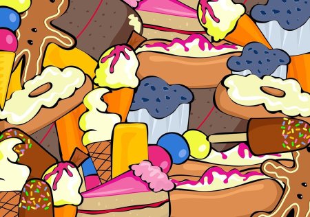 Сладости рисунок