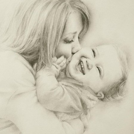 Красивый рисунок для мамы