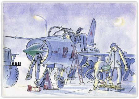 Смешные карикатуры про авиацию