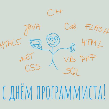 Открытка с юмором с днем программиста