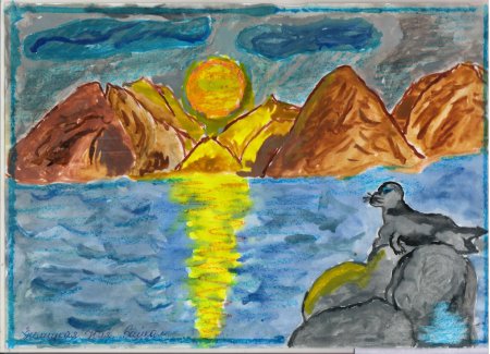 Байкал рисунок