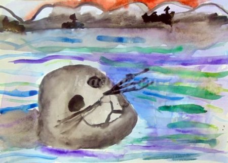 Байкал для рисования