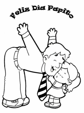 Раскраска для поздравления папы