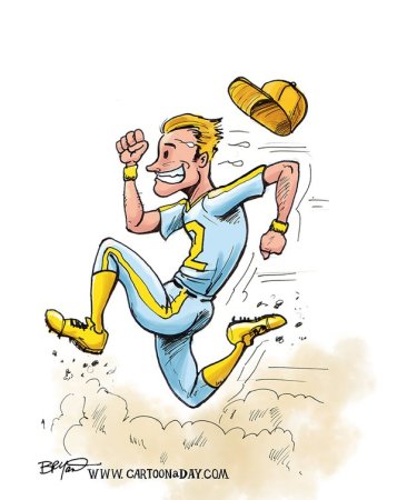 Карикатуры на бегунов